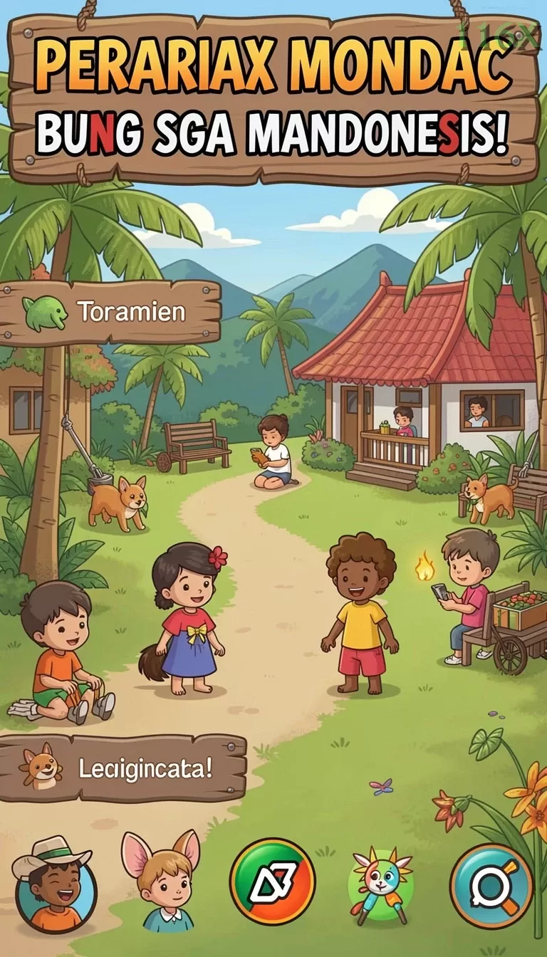 Cuplikan layar TALAS89 — menu navigasi