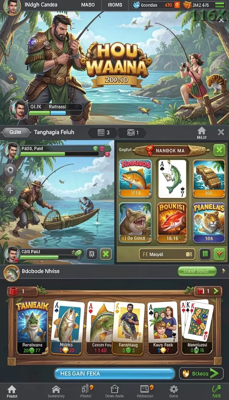 Cuplikan layar MEGA388 — aktivitas