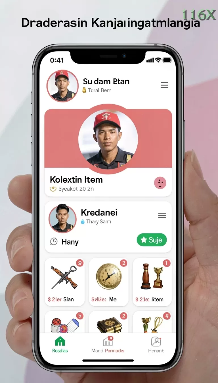 Cuplikan layar F7F7 — pengaturan akun